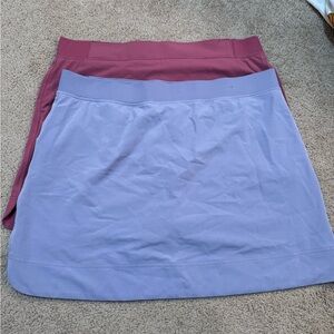 Women's Purple and Pink Skirt Set